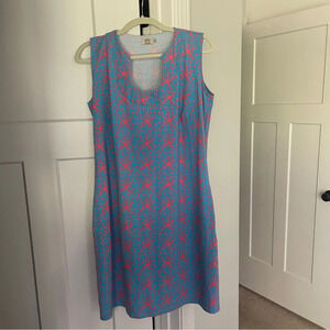 Katherine Way Sleeveless Blue Dress